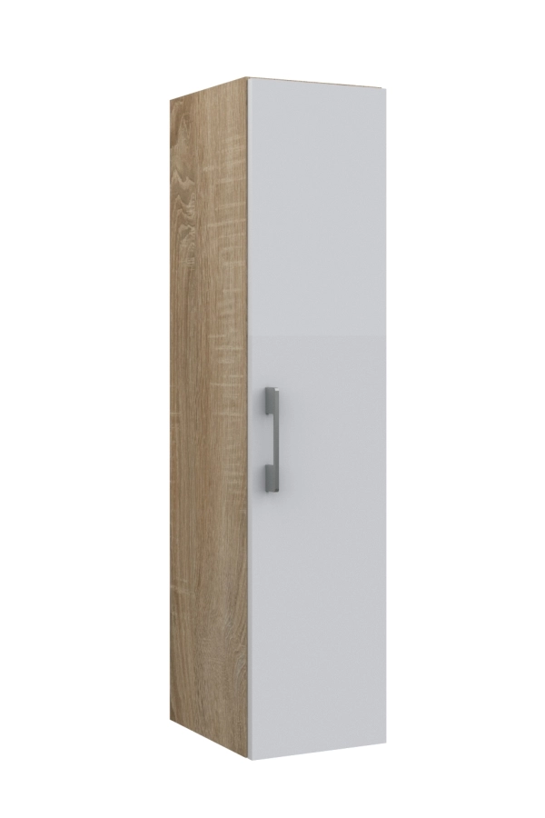 Słupek lazienkowy wiszący LUNA 1D 40 cm Dąb Sonoma